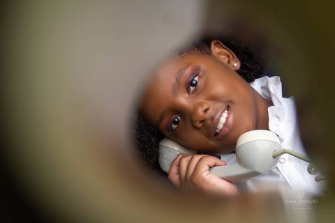 Acompanhamento de fotografia infantil no bairro de Campo Grande. '