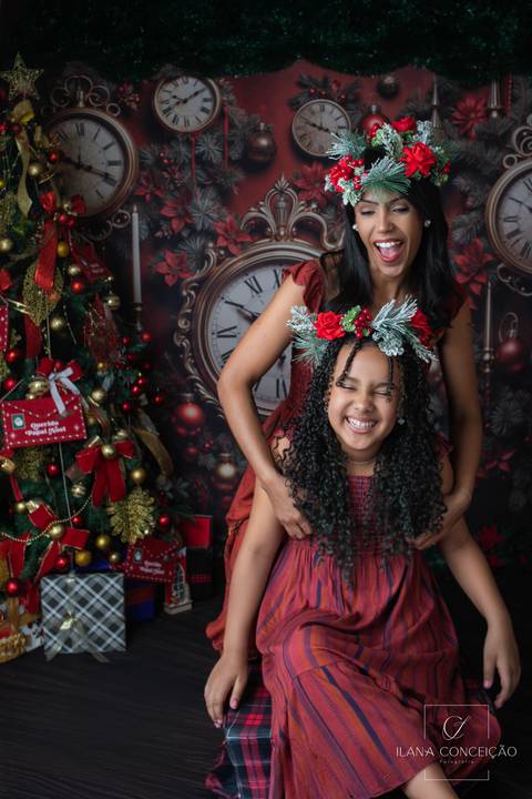  Natal e a Importância do Tempo - Modelo Gisele e Júlia.'