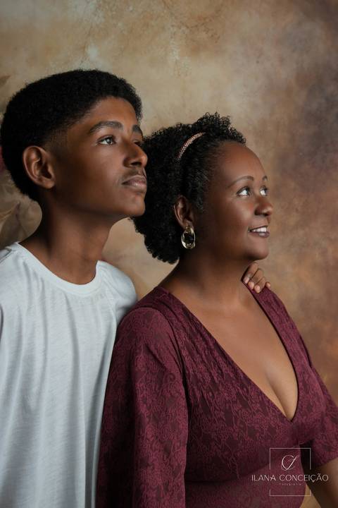  Natal e a Importância do Tempo - Modelos (Mãe e filho) Laísa e  Brunno. '