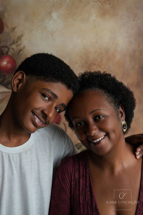  Natal e a Importância do Tempo - Modelos (Mãe e filho) Laísa e  Brunno. '