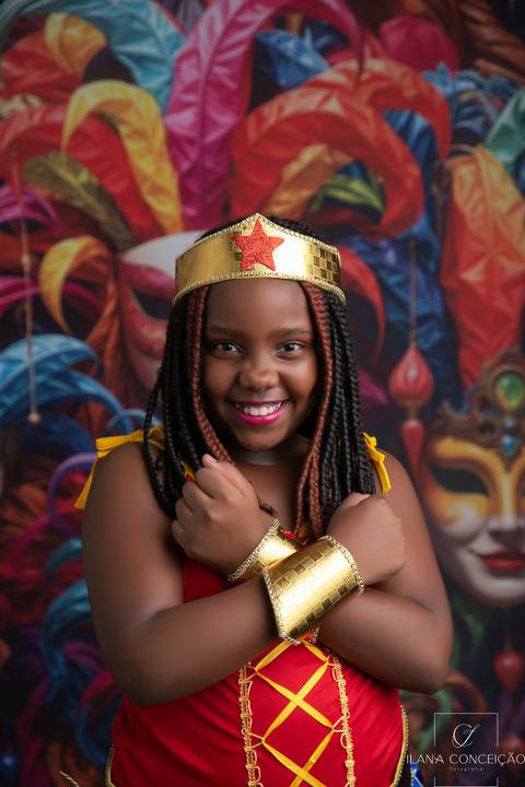 Ensaio temático de Carnaval no bairro de Campo Grande - RJ'