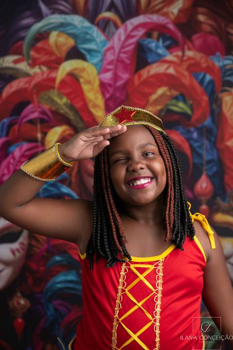 Ensaio temático de Carnaval no bairro de Campo Grande - RJ'