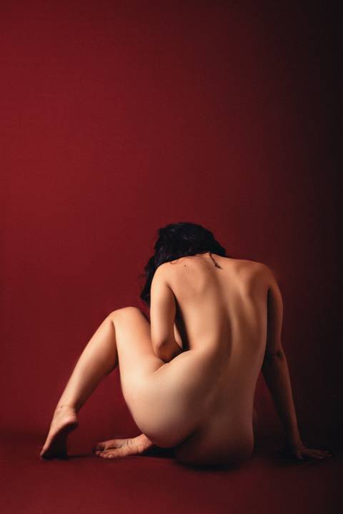 ensaio fotografico prfissional feminino em estudio'