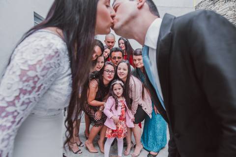 madrinhas e padrinhos família civil santana'