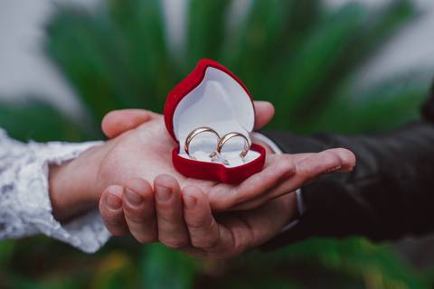 casamento civil Santana, alianças '