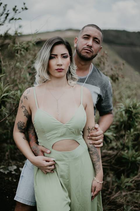 Ensaio casal da Debora e do Rafael no parque estadual serra do rola moça | Pin Fotografia -'