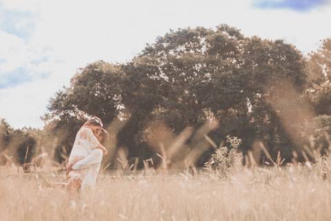 pre wedding ar livre'