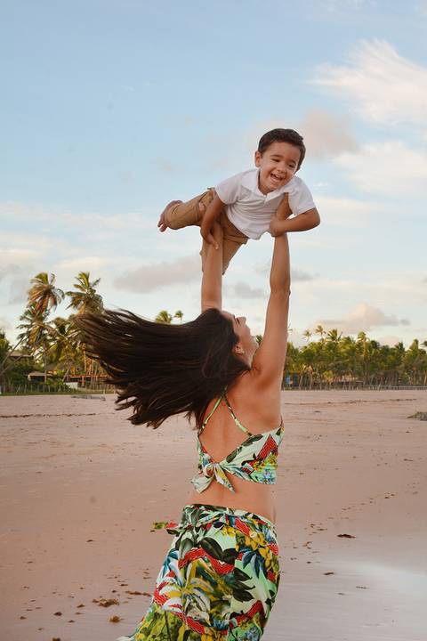 A mamãe brincando de 