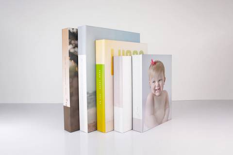 Modelos variados de álbuns'