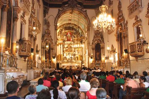 Interior da Igreja do Bondim, Salvador Baha'