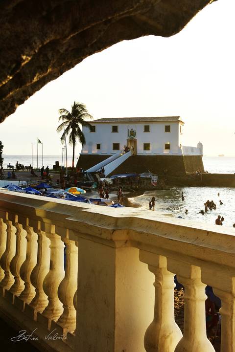 Por do sol no Porto da Barra, Salvador Bahia'