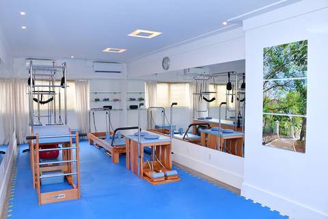 Tríptico em canvas stúdio de Pilates'