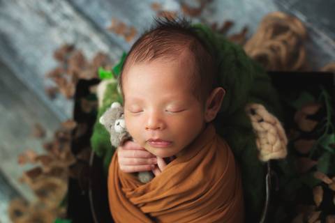 Fotografia de recém nascido (newborn) em Taubaté'