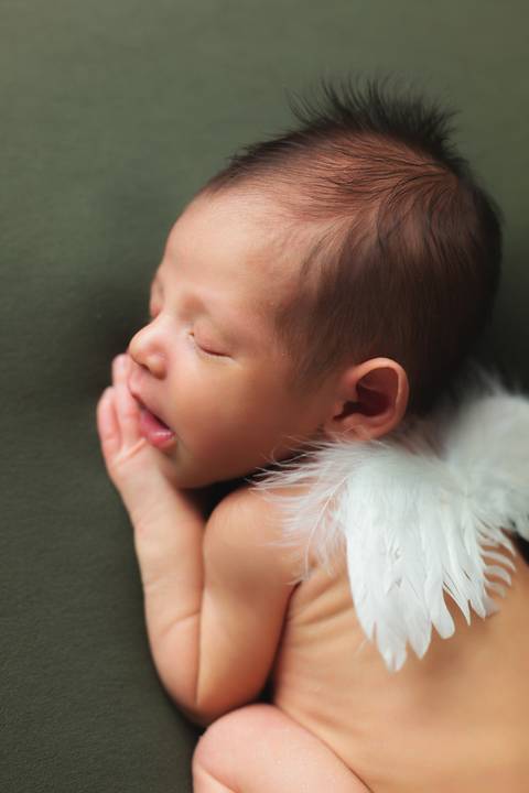 Fotografia de recém nascido (newborn) em Taubaté'