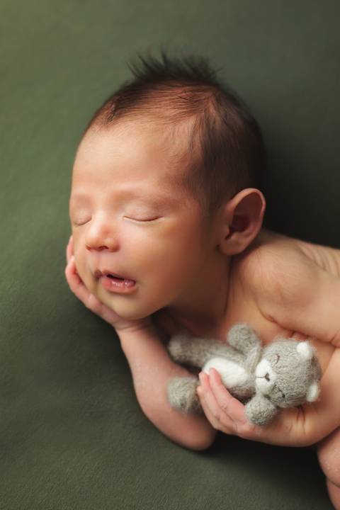 Fotografia de recém nascido (newborn) em Taubaté'