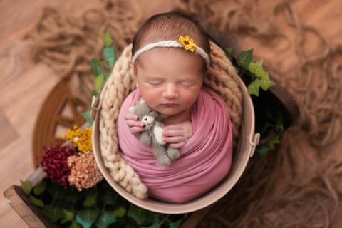 Fotografia de recém nascido (newborn) em Taubaté'