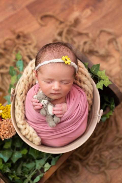 Fotografia de recém nascido (newborn) em Taubaté'