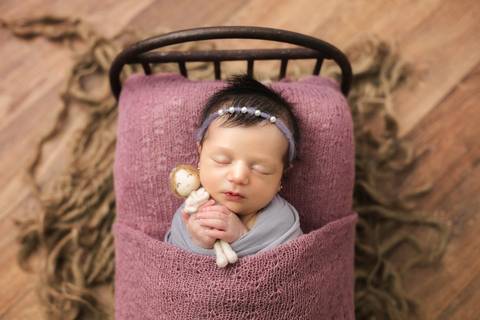 Fotografia de recém nascido (newborn) em Taubaté'