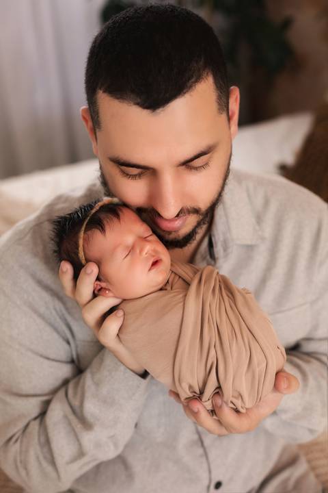Fotografia de recém nascido (newborn) em Taubaté'