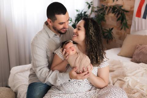 Fotografia de recém nascido (newborn) em Taubaté'