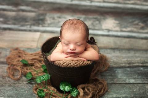 Fotografia de recém nascido (newborn) em Taubaté'