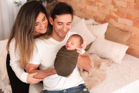 Fotografia de recém nascido (newborn) em Taubaté'