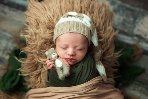 Fotografia de recém nascido (newborn) em Taubaté'
