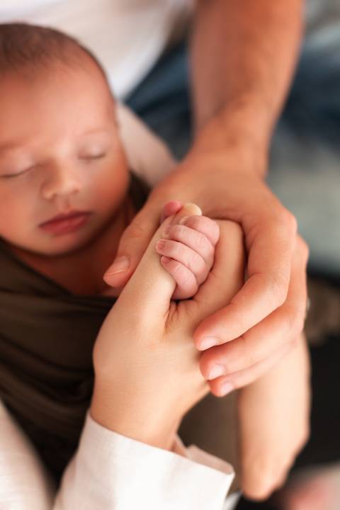 Fotografia de recém nascido (newborn) em Taubaté'