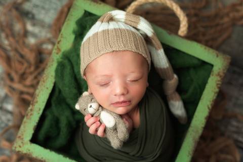 Fotografia de recém nascido (newborn) em Taubaté'