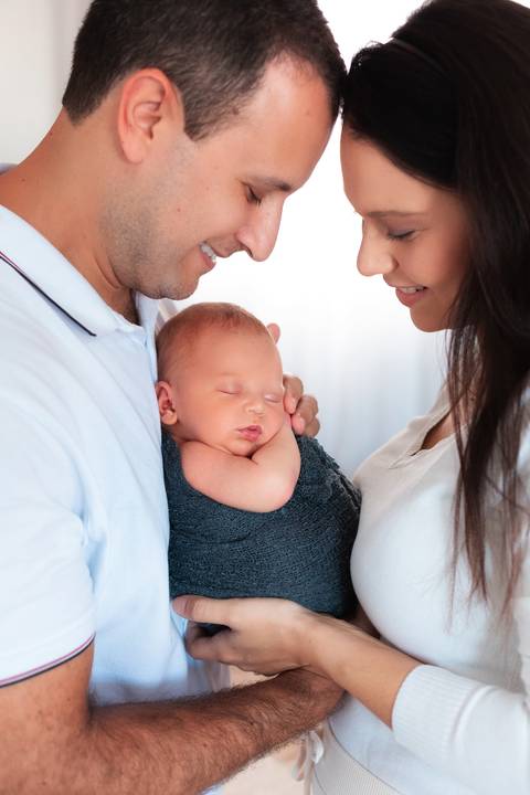 Fotografia de recém nascido (newborn) em Taubaté'