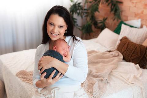 Fotografia de recém nascido (newborn) em Taubaté'