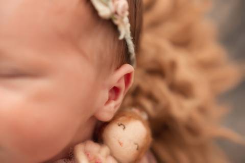 Fotografia de recém nascido (newborn) em Taubaté'