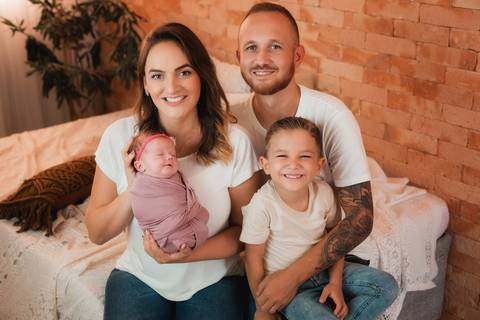 Fotografia de recém nascido (newborn) em Taubaté'