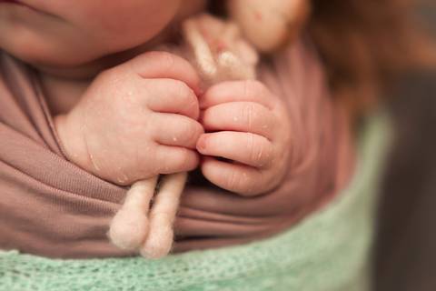 Fotografia de recém nascido (newborn) em Taubaté'