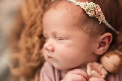 Fotografia de recém nascido (newborn) em Taubaté'