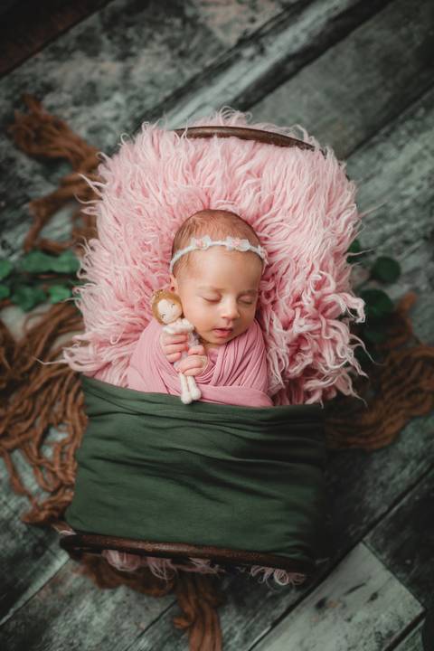 Fotografia de recém nascido (newborn) em Taubaté'