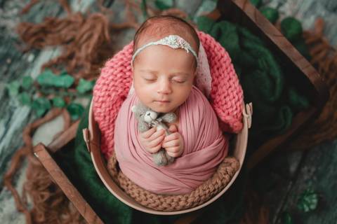 Fotografia de recém nascido (newborn) em Taubaté'