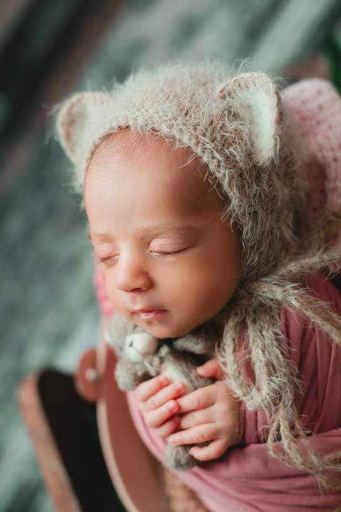 Fotografia de recém nascido (newborn) em Taubaté'