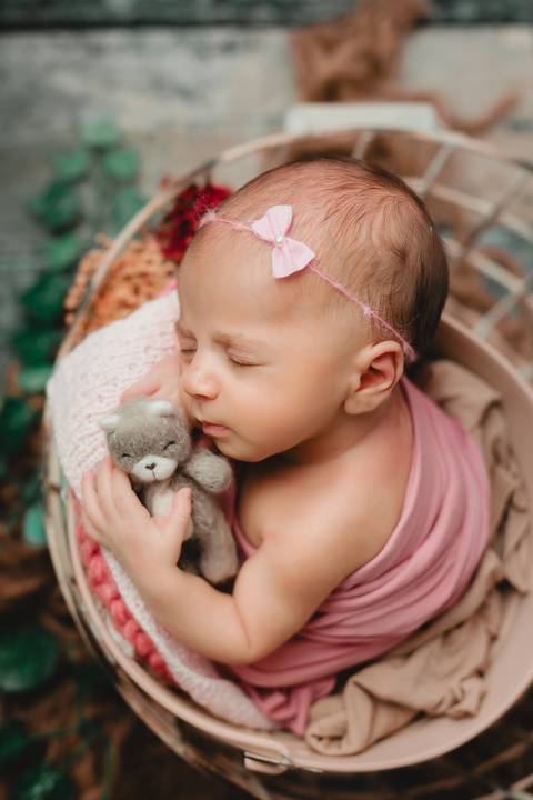 Fotografia de recém nascido (newborn) em Taubaté'