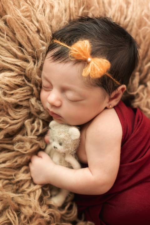 Fotografia de recém nascido (newborn) em Taubaté'