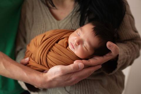 Fotografia de recém nascido (newborn) em Taubaté'
