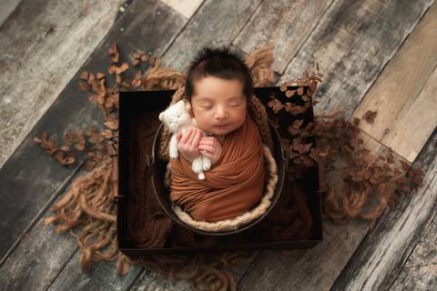 Fotografia de recém nascido (newborn) em Taubaté'