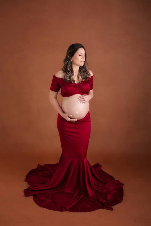 Fotografia de gestantes em estúdio e externa em Taubaté / SP'