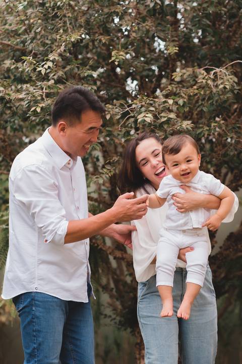 Fotografia de Família em estúdio ou externa em Taubaté/SP'