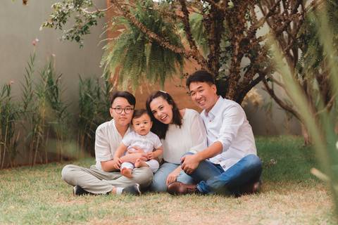 Fotografia de Família em estúdio ou externa em Taubaté/SP'
