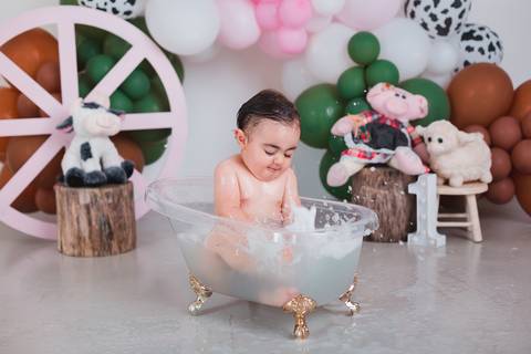 fotografia infantil taubaté smash the cake bolo aniversário festa criança fotógrafo estúdio'