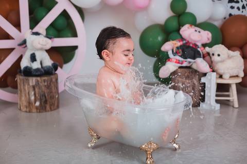 fotografia infantil taubaté smash the cake bolo aniversário festa criança fotógrafo estúdio'