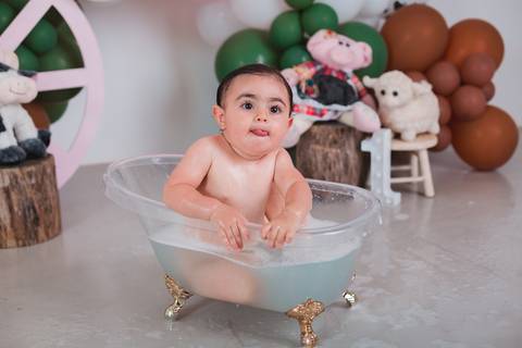 fotografia infantil taubaté smash the cake bolo aniversário festa criança fotógrafo estúdio'