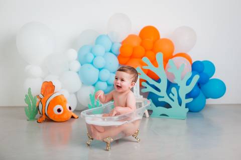 fotografia infantil taubaté smash the cake bolo aniversário festa criança fotógrafo estúdio'