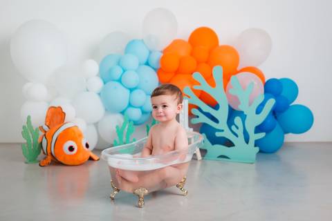 fotografia infantil taubaté smash the cake bolo aniversário festa criança fotógrafo estúdio'